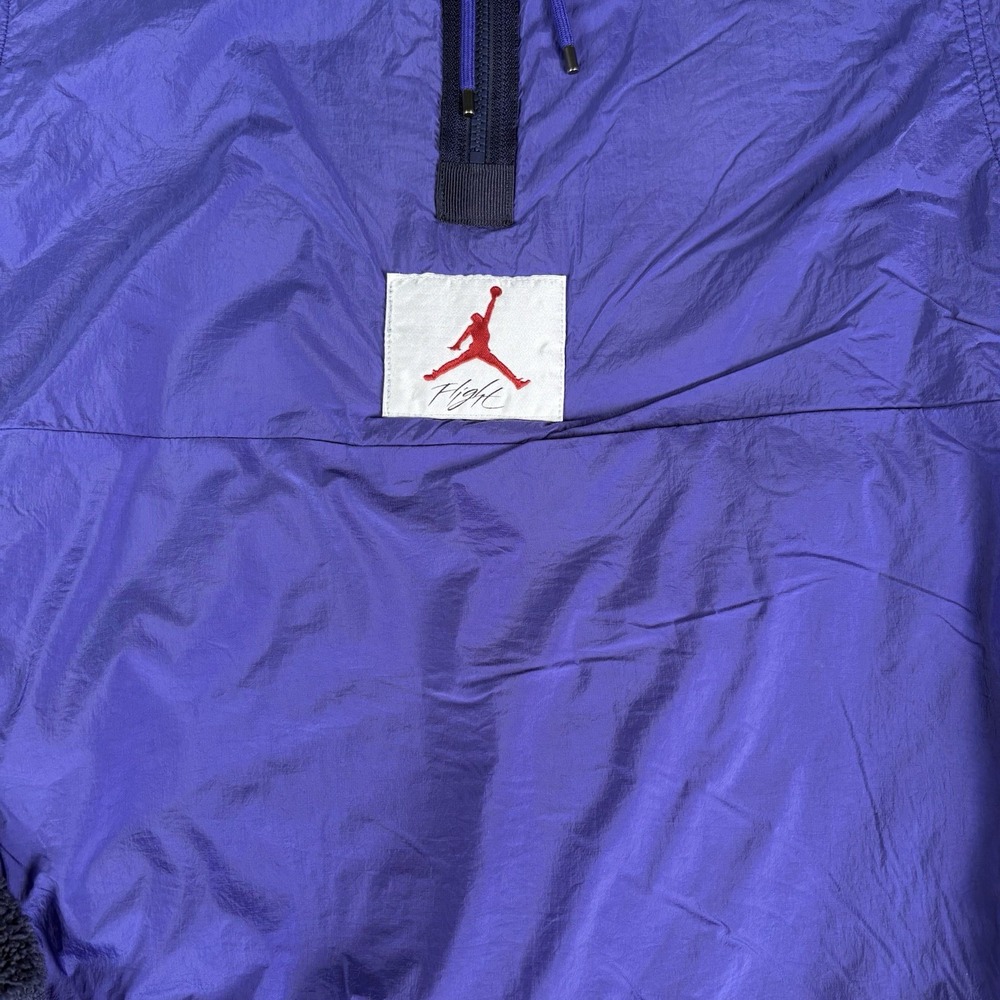 Nike Air Jordan Wings Of Flight Mens Size Medium Pullover Zip Jacket AH6255-416 - Picture 2 of 9